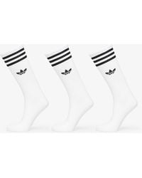 adidas Originals - Adidas High Solid Crew Sock 3-pack - Lyst