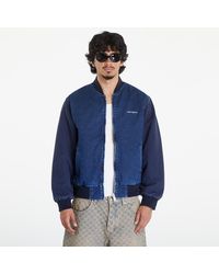 Carhartt - Bomber paxon bomber unisex blue/ dark navy/ stone washed l - Lyst