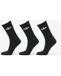 adidas Originals - Adidas trefoil cushion crew socks 3-pack - Lyst