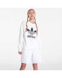 adidas Originals - Sweatshirt Adidas Trefoil Crew Sweatshirt - Lyst