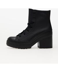 Converse - Baskets chuck 70 de luxe leather black/ black/ white eur 38 - Lyst