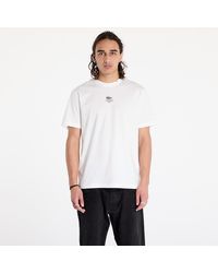 Lacoste - T-Shirt Signature Print Cotton T-Shirt - Lyst