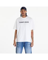 Tommy Hilfiger - Maglietta Tommy Jeans Logo Oversized Fit T-Shirt - Lyst