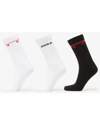BOSS - Sokken 3 Pack Quarter Socks Rib Spaced - Lyst