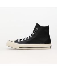 Converse - Chuck 70 Leather Black/ White/ Egret - Lyst