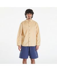 Nike - Hemd life long-sleeve oxford button-down shirt sesame/ sesame/ sesame xs - Lyst