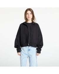 adidas Originals - Sweatshirt Adidas Off Placed 3-Stripes Zip Up - Lyst