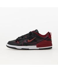 Nike - W dunk low disrupt 2 black/ canyon rust-team red-hyper pink - Lyst