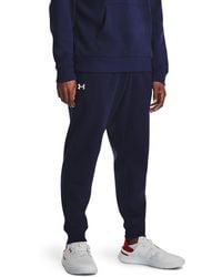 Under Armour - Rival Fleece Joggers Midnight - Lyst