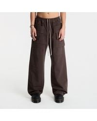Rick Owens - Broeken Creatch Wide Cargo Drawstring Pants - Lyst