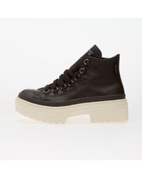 Converse - Sneakers Chuck Taylor All Star Lugged Heel Platform Waterproof Leather Hi Mudguard/ Mudguard/ Egret - Lyst