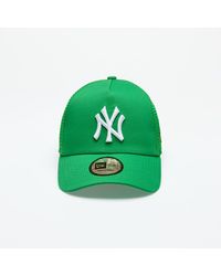 KTZ - Cap New York Yankees 9forty Snapback Green/ White Universal - Lyst