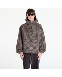 Umbro - Jacket By Slamjam Checked Masked Anorak/ Dark - Lyst