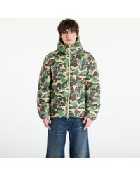A Bathing Ape - Veste abc camo down jacket m s - Lyst