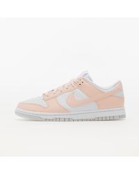 Nike - W dunk low next nature white/ pale coral - Lyst