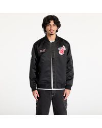 Mitchell & Ness - Jacket Nba Team Leader Satin Vintage Logo Heat Bomber - Lyst