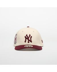 KTZ - Cap New York Yankees 9Forty Cap Light Cream/ Frosted Burgundy - Lyst