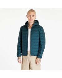 Fred Perry - Hooded Insulated Jacket Petrol Blue - Lyst