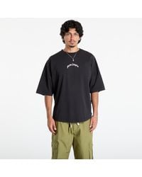 Palm Angels - T-Shirt Back Curved Logo Over Tee/ Off - Lyst
