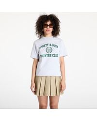 Sporty & Rich - T-Shirt Varsity Crest T-Shirt - Lyst