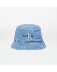 Calvin Klein - Jeans Mono Logo Denim Bucket Hat - Lyst