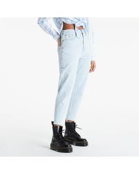 Tommy Hilfiger Denim Mom Jeans Ultra High Rise Tapered Ce738 in Blue | Lyst