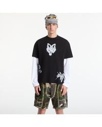 FOX LAB - T-Shirt Fox Airbrushed T-Shirt - Lyst