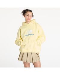 New Balance - Athletics French Terry Logo Hoodie - Lyst