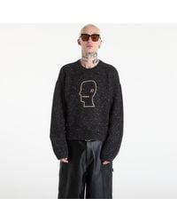 Brain Dead - Pullover Logohead Alpaca Crewneck Sweater - Lyst