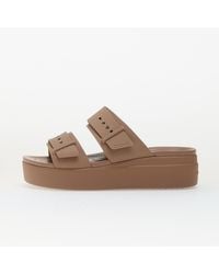 Crocs™ - Sneakers Brooklyn Buckle Low Wedge - Lyst