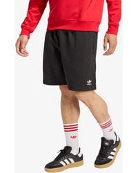 adidas Originals - Korte Broek Adidas Trefoil Essentials 7 Inch Fleece Shorts - Lyst