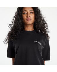 Calvin Klein Jeans Back Urban Logo Tee Ck Black - Schwarz