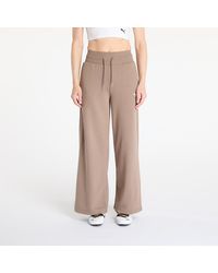 PUMA - Wardrobe Essentials Relaxed Wide Leg Sweatpants - Lyst