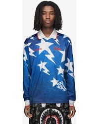 adidas Originals T-Shirt Adidas X Bape Fb Jersey in Blue for Men
