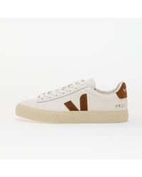 Veja - Sneakers W Campo Leather White_Cognac Eur - Lyst