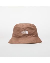 The North Face - Sun Stash Hat Latte/ Tnf - Lyst