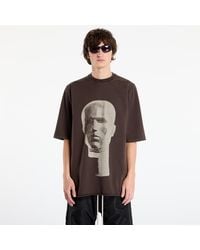 Rick Owens - Maglietta Jumbo Ss Tee Dark Dust/ Pearl - Lyst