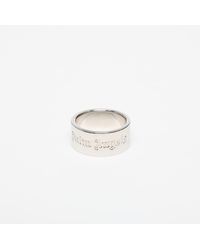 Palm Angels - Classic logo band ring silver/ silver 62 - Lyst