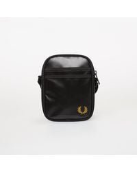 Fred Perry - Sac tonal classic small side bag black/ gold universal - Lyst