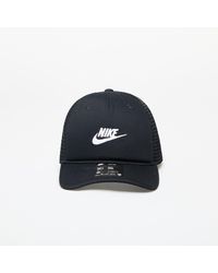 Nike - Rise cap structured trucker cap black/ black/ white - Lyst
