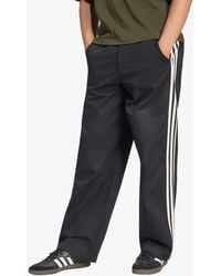 adidas - 3 Stripes Pleated Trousers - Lyst