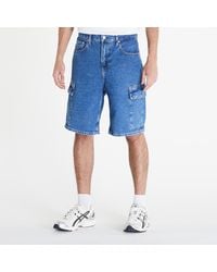 Calvin Klein - Korte Broek Jeans 90's Loose Cargo Short - Lyst