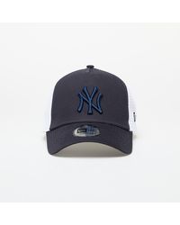 KTZ - New York Yankees League Essential Trucker Cap Navy/ White - Lyst
