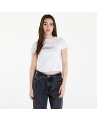 Calvin Klein - Jeans Diffused Box Fitted Short Sleeve Tee Bright - Lyst