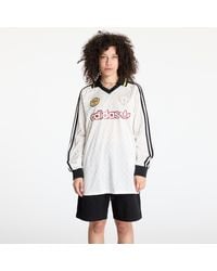 【ADIDAS】Retro Sports Cricket Inspired Cropped Jersey - N adidas Women's Originals Retro Sports Cricket-inspired