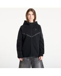 Nike - Sweatshirt sportswear tech fleece windrunner full-zip hoodie black/ black l - Lyst