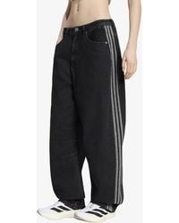 adidas Originals - Jeans Adidas High Rise Barrel Leg Denim Pant - Lyst