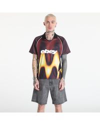 Obey - Jersey Obey Blurred Soccer Jersey - Lyst
