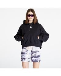 Nike - Acg therma-fit "tuff knit" fleece hoodie black/ summit white/ dk smoke grey - Lyst