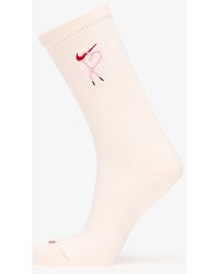 Nike - Everyday Plus Dri-Fit Cushioned Crew Socks 1-Pack Sail/ Foam/ University - Lyst